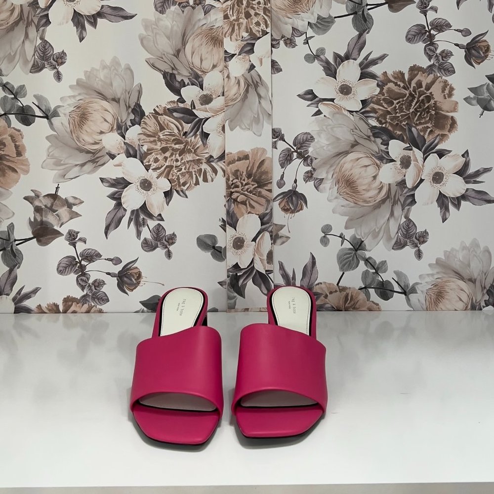 Rag & Bone Mid Mules in Pink